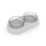 抑菌雙口寵物碗 顏色隨機, , large