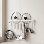 【上手家居】免打孔廚房掛勾架(無痕掛勾/廚房掛鉤架/掛勾置物架/廚房掛鉤), , large