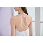 YOGA FLOW Alma Tank - 麻花編織長版上衣 - 雪花白 White, , large