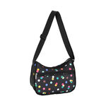 |快速出貨|Lesportsac Classic Hobo 經典斜背包/ 圓點漂浮氣球 黑色, , large