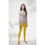 YOGA FLOW Barbie Tank - 細肩帶側邊簍空長版上衣 - 瑪瑙灰 Dove Grey, , large