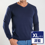 Drawstring Fleece Warm Jacket_V-Neck_Men's_Gray, , large