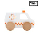 官方直營【Tryco】木質小車-救護車(同款任選購買2個以上出貨), , large