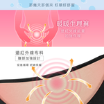 【Clany可蘭霓】 台灣製涼感竹炭遠紅外線印花抑菌消臭M-XL防漏生理褲 星夜黑 2235-63, , large