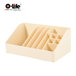 【O-Life】Cosmetics Storage Box-Beige Model