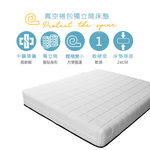 Potato vacuum roll-wrapped independent cylinder mattress 6 feet, , large