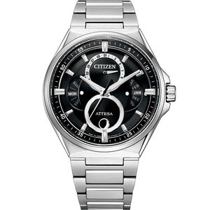 CITIZEN 星辰 鈦金屬 光動能三重日曆月相手錶/42mm BU0060-68E