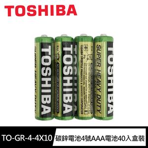 【東芝Toshiba】碳鋅電池 4號 AAA電池 40入盒裝(環保電池/乾電池/公司貨)