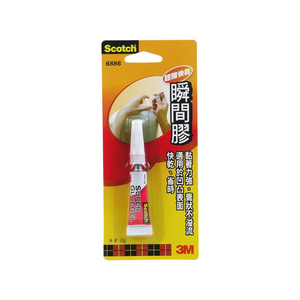 【龍品文創】3M 6886 2g 超強快乾瞬間膠