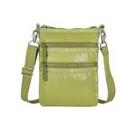 |快速出貨|Lesportsac 3 Zip Crossbody 三層拉鍊斜背包 手機包 送禮推薦-亮面橄欖綠, , large