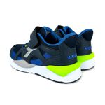 DIADORA迪亞多那 超寬楦兒童跑鞋 童鞋 童運動鞋 輕量 透氣 保護後跟 吸震 減壓 足弓支撐 健康鞋墊 藍 粉, , large