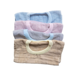 [Kaimei Cotton Industry] 4-in-1 Random Excellent MIT Made in Taiwan Pure Cotton Breathable Adult Bib/Swallow Exquisite Plain Style, , large