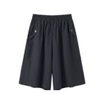 冰皺6分褲裙 TM-8005, , large