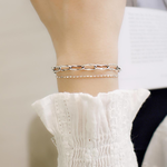 Walk in the Clouds Sterling Silver Bracelet, , large