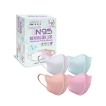 【DRX達特世】TN95醫用3D口罩-甜點四色-幼幼/S(20入), , large