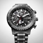 CITIZEN 星辰 PROMASTER 光動能電波飛行錶 北半球城市時間手錶 BY3005-56G, , large