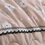 【Betrise】Autumn pine forest | Washable/machine washable Korean retro soft cotton silver ion anti-bacterial anti-bacterial feather velvet warm winter quilt - large size 180x210cm, , large