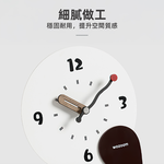 【上手家居】童趣造型時鐘 奶霜白(桌上時鐘/復古時鐘/桌鐘/桌上型時鐘/座鐘), , large