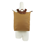 LONGCHAMP Le Pliage Original M 再生帆布中型折疊後背包/鹿皮色, , large