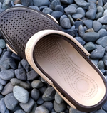 [e shoe store] Gardener shoes/Bushi shoes/Croco shoes/Waterproof slippers for men Brown 26.5CM, , large