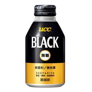 UCC BLACK無糖黑咖啡飲料275g