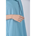 (M) cos質感棉質純棉藍色洋裝二手衣, , large