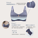 【可蘭霓Clany】台灣製慵懶自在 涼感包覆無鋼圈S-3XL內衣 深灰 6999-62, , large