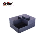 【O-Life】堆疊收納盒-B011白色3件組, 白色 / 黑色 / 紅色, large