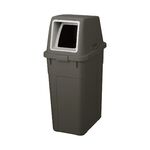 日本RISU｜W&W系列 大開口/瓶罐分類垃圾桶 70L, , large
