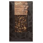 Dark chocolate with flakes and coffe, , large