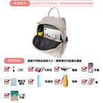 SPRING-簡約尼龍後背包休閒後背包3way小款後背包-多色, , large