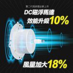 SUPA FINE Xunfeng 12-inch DC Inverter Mosquito Lamp Dual Use Exhaust Fan HFB-K7312, , large