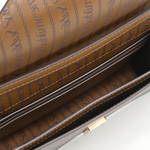 TORY BURCH T Monogram 標誌帆布信封式斜背包/WOC(深棕色), , large