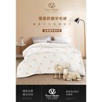 【吉梵尼 范侖鐵諾】台製溫感舒適透氣羊毛被(冬被/被子/被胎), , large