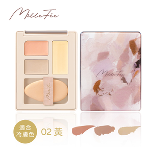【千康購物網】MilleFée 校色遮瑕盤-02黃