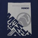 KINGO-大尺碼-女款 圓領T恤-丈青-414129, , large