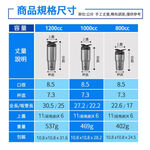 PERFECT 理想牌 運動隨身杯極緻316真空運動隨身杯 霧黑800cc-Leidea樂德兒, , large