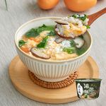 米大師-湯泡飯 菠菜蛋花129g(常溫), , large