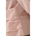 (S) 0918質感西裝拼接杏色外套二手衣, , large