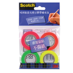 【龍品文創】3M 812R4入 螢光標示膠帶補充包, , large