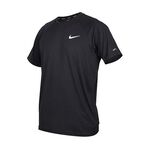 NIKE ESSENTIAL 成人男性短袖防曬衣 健身 訓練 跑步 戶外 運動 吸汗 乾爽 透氣 彈性 黑 灰 白 紅, , large