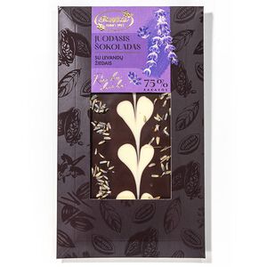 Chocolate with Lavender Flowers