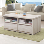 【Homelike】喜家居4尺雙抽大茶几(2541), , large