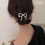 【Gulicc 】古莉可 髮圈 簡約蝴蝶結 氣質甜心髮圈, , large