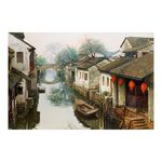 【御畫房】江南印象 國家一級畫師手繪油畫60×90cm(VF-16), , large