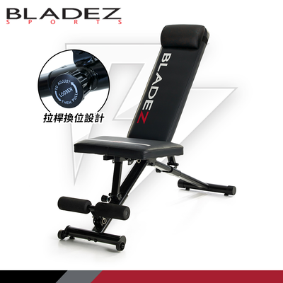 【BLADEZ】BW13-Z3-卡Pin可變式二頭彎舉握推訓練椅/重訓床/重訓椅