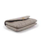 TORY BURCH Kira 直條縫線皮革手提/斜背迷你二用包/灰色, , large