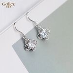 【Gulicc】古莉可 耳環 簡約幸運草永恆花語耳勾, , large