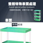 金德恩 GS MALL 台灣製造 四層網狀置物收納車 置物車 收納車 四層推車 四層收納車 四層收納 手推車 推車, , large