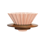 ORIGAMI Dripper S with Wooden Holder (Matt Beige), , large